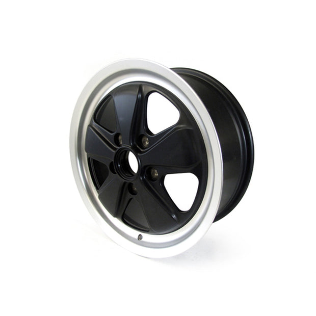17" Fuchs Style Alufelge 7.0J ET55 Schwarz 5x130
