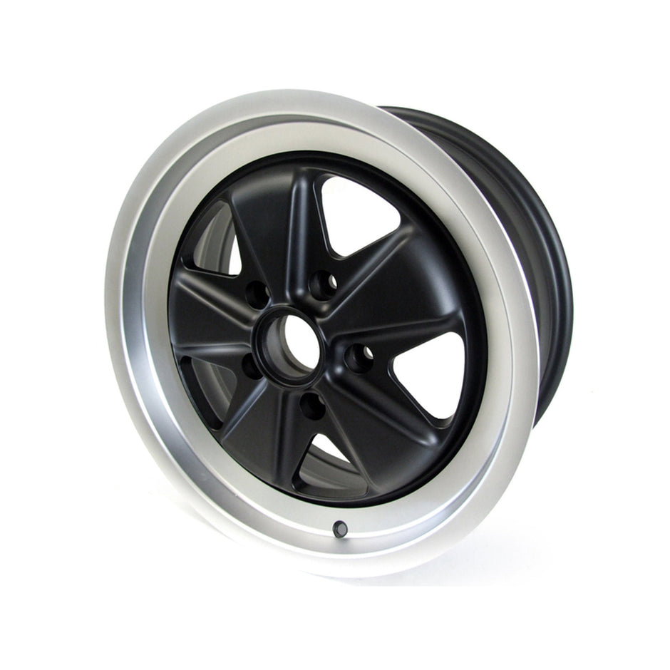 17" Fuchs Style Alufelge 7.5J ET35 Schwarz 5x130