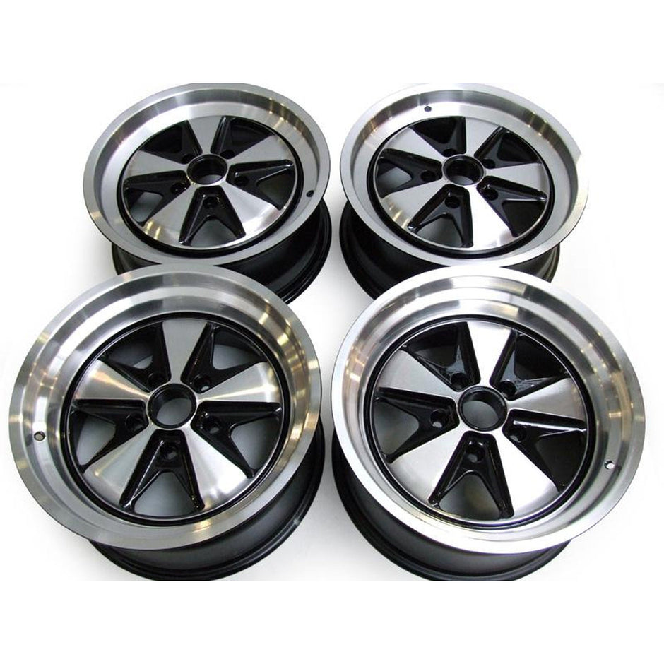 17" Fuchs RSR Style Alufelgen-Set (4 Stück) 7.5J und 9.0J Schwarz