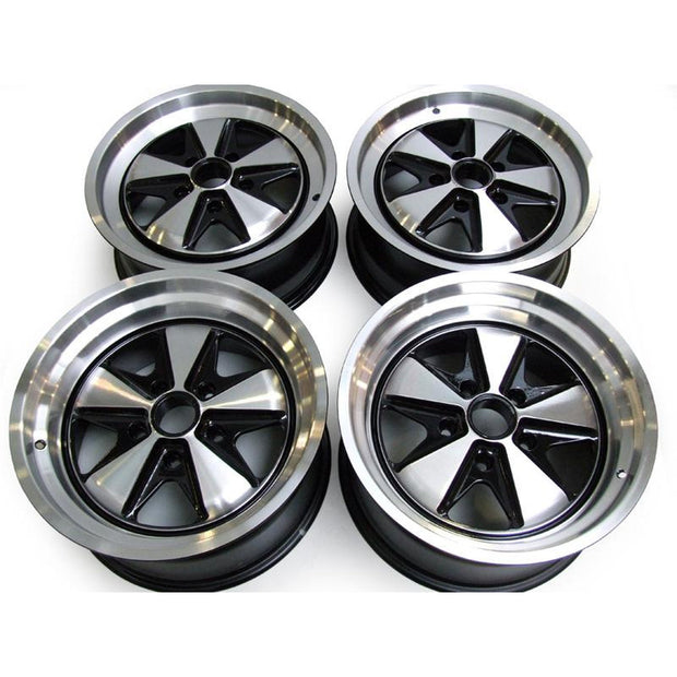17" Fuchs RSR Style Alufelgen-Set (4 Stück) 7.5J und 9.0J Schwarz