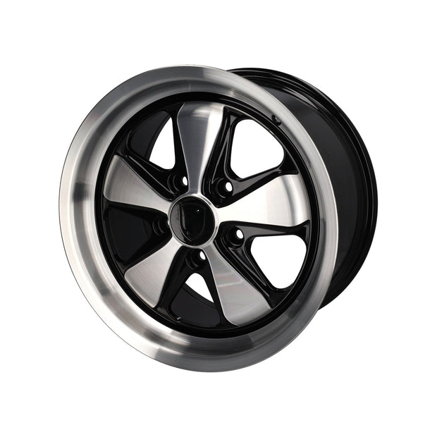 17" Fuchs RSR Style Alufelge 9.0J ET55 Schwarz 5x130