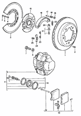 Compression spring for handbrake shoes | Porsche 911 (1965–1989) / 930 / 356 C | Genuine Porsche Part – image 3