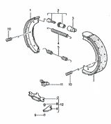 Handbrake Shoe Pin | Porsche 911 Turbo (930) / 928 / 964 / 996 / 997 | Genuine Porsche Part – image 3