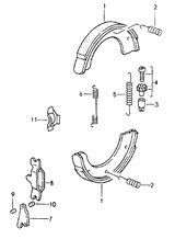 Handbrake shoe expander | Porsche 911 Turbo (930) / 964 / 993 / 996 / 997 / 928 / 968 | Genuine Porsche Part – image 3