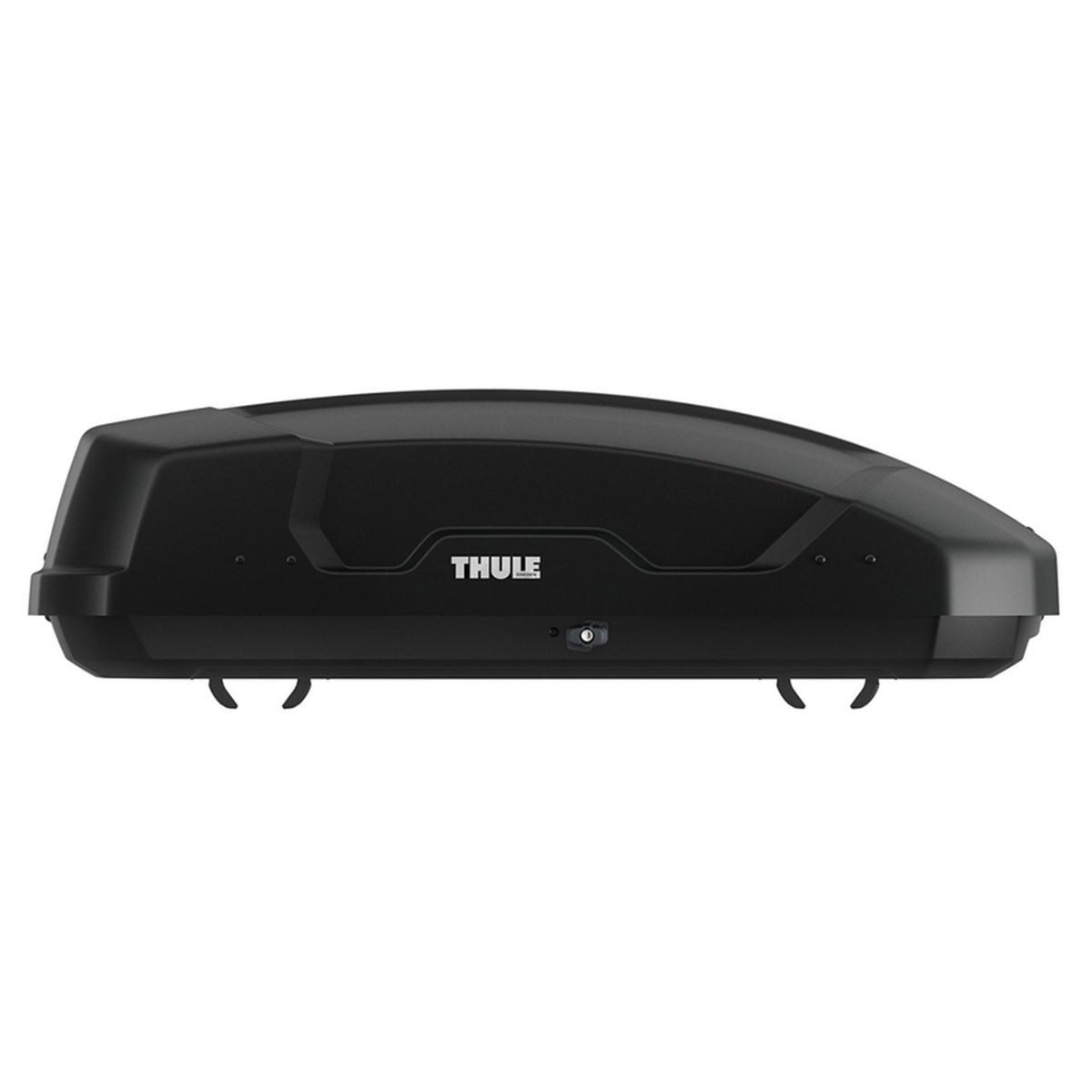 Dachbox Thule Force XT S 300L Schwarz Matt für Porsche Cayenne / Panamera / Macan / Tycan / 992 / 991 / 997 / 996