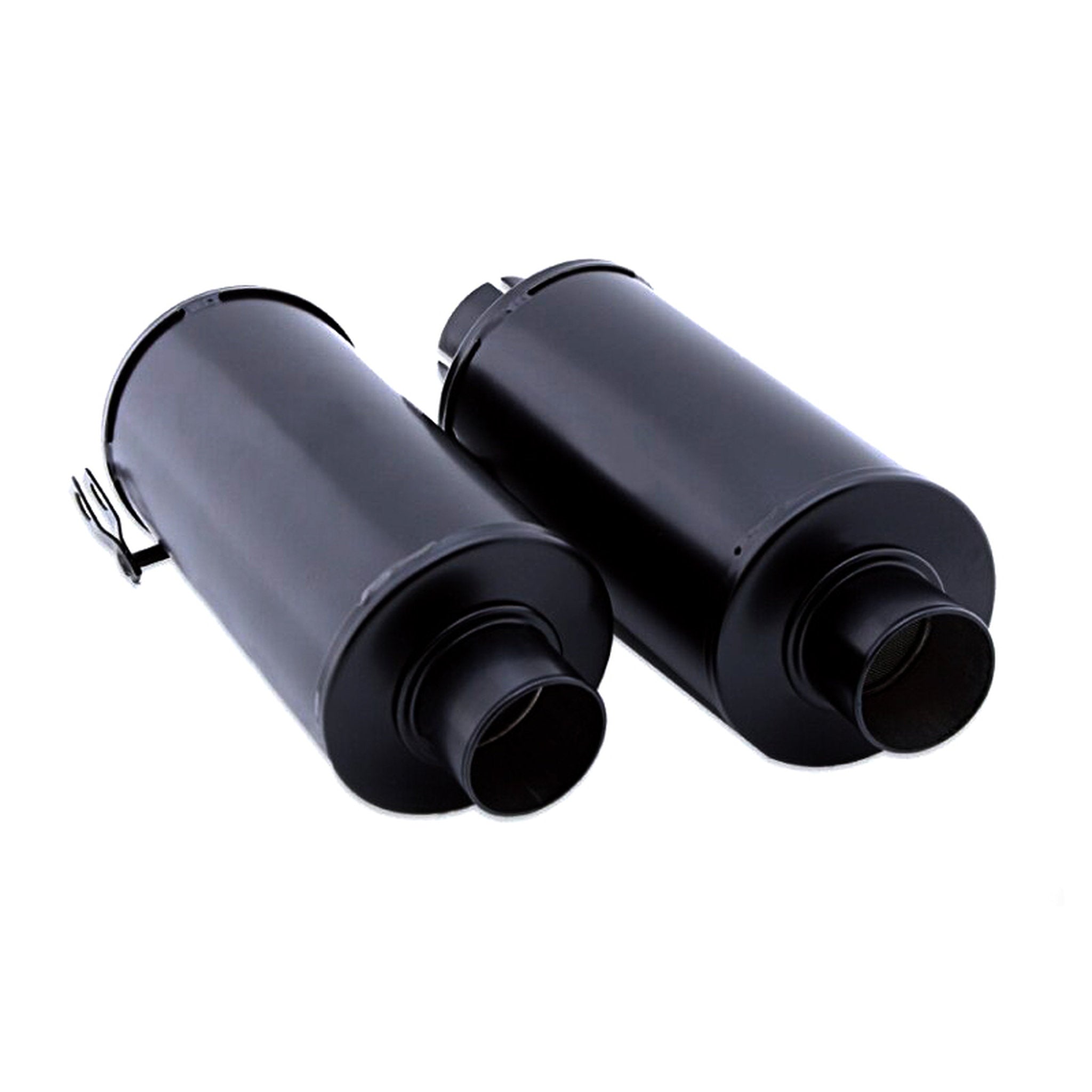 Heater Boxes, Black - Pair - Porsche 356A
