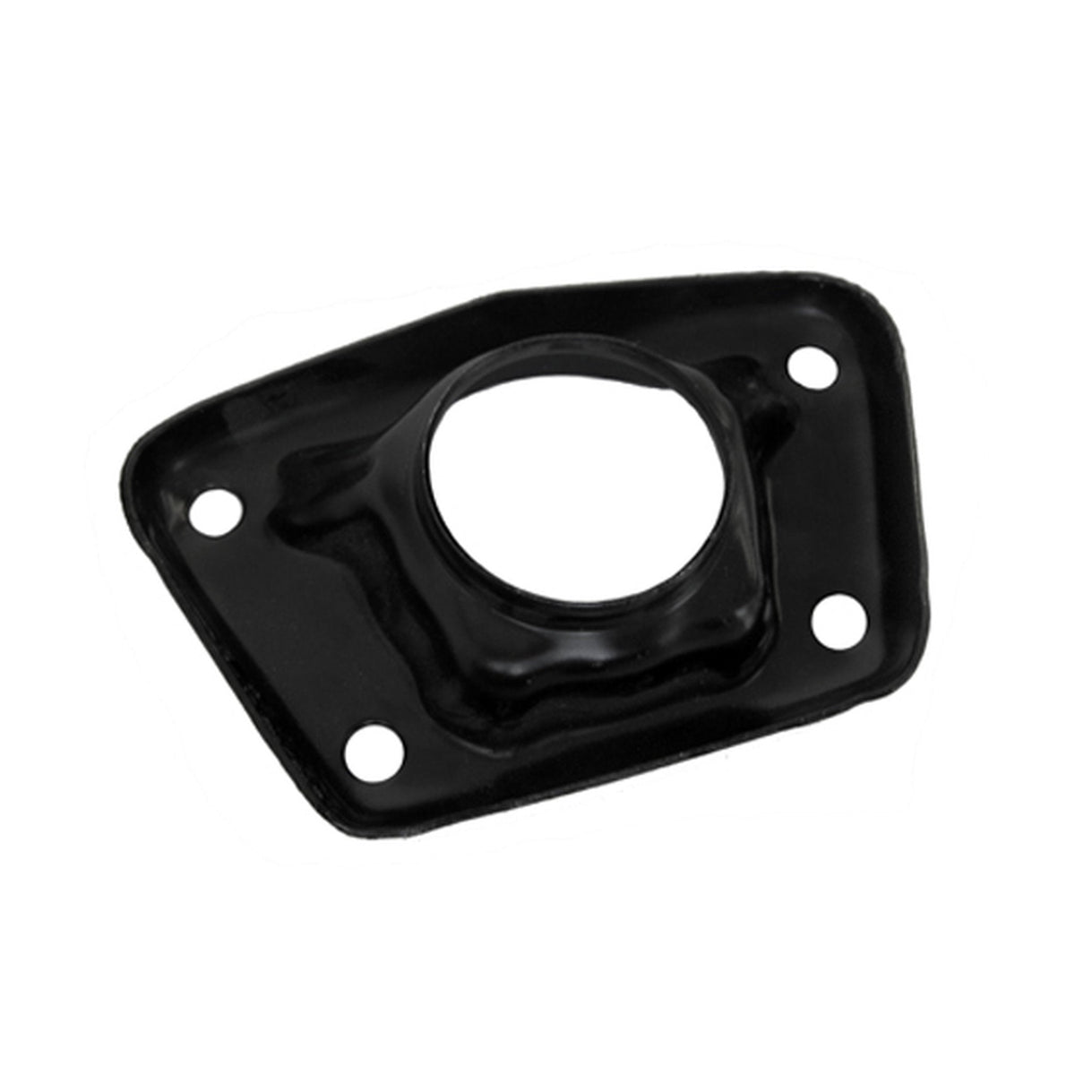 Torsion Bar Cover with Hole, Black, Round Bushing – Porsche 356