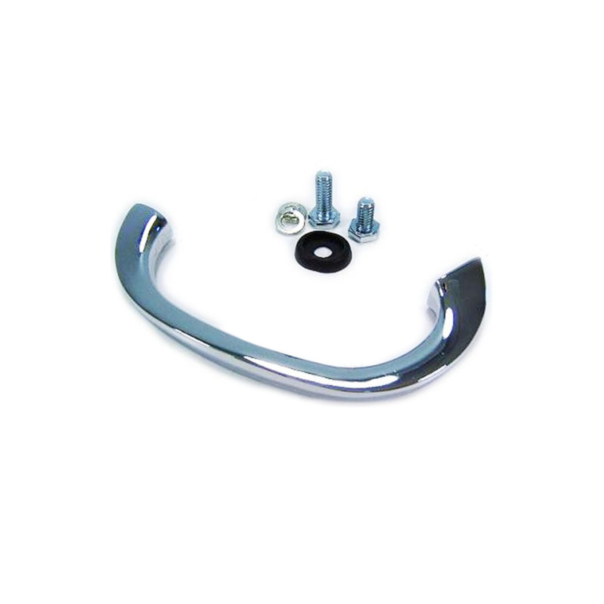 Chromed dashboard grab handle for Porsche 356 Speedster, Convertible D, and Roadster
