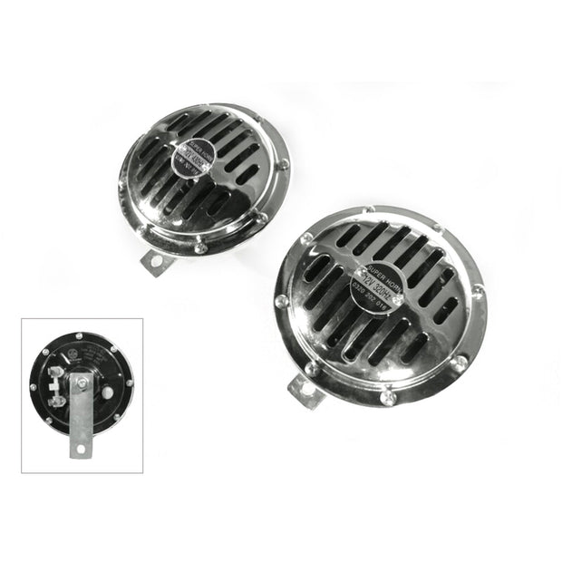 Hupenset 12 Volt in Chrom Porsche 356 / 911 / 912 2er Set