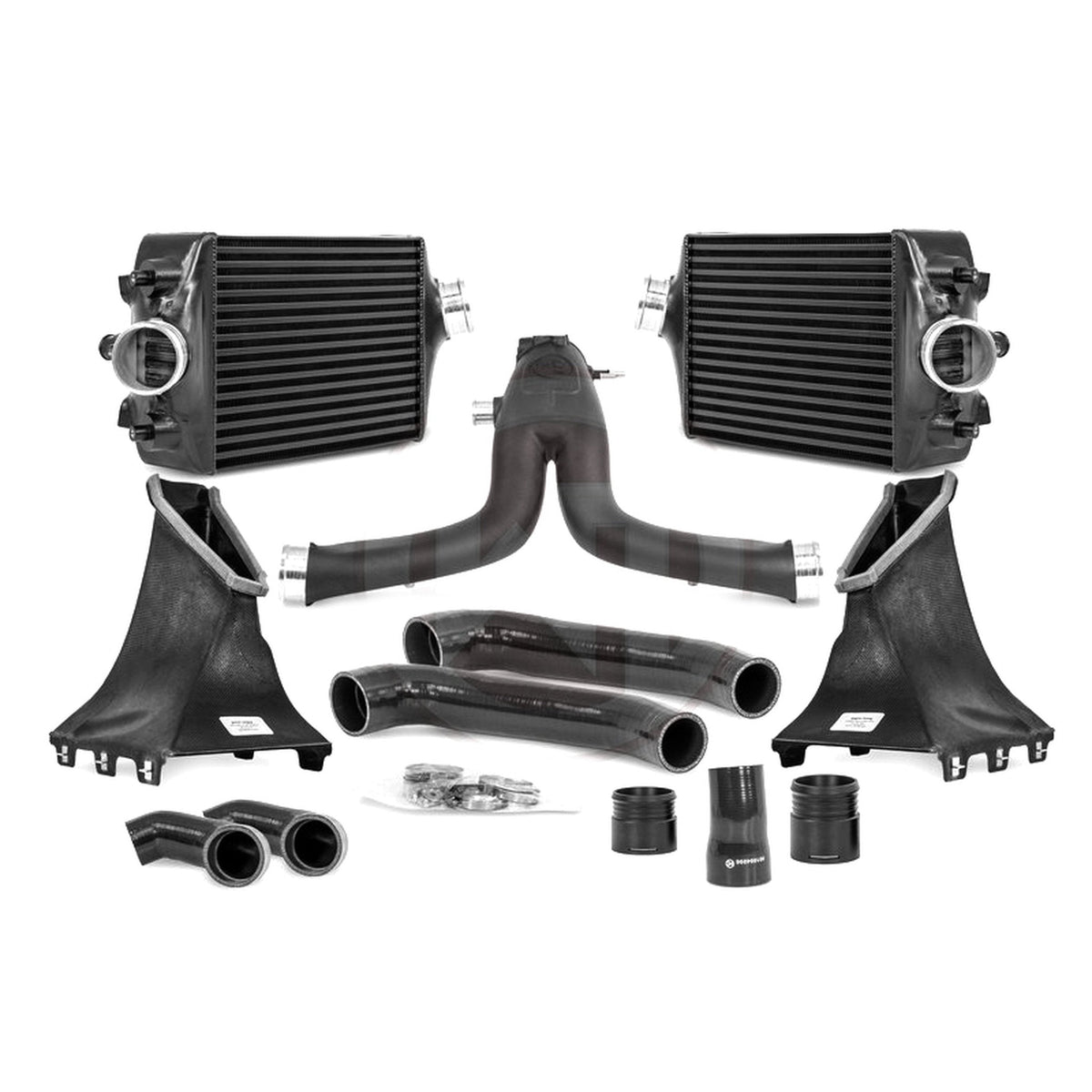 Competition Ladeluftkühler & Y-Pipe Satz für Porsche 991.2 Turbo / Turbo S