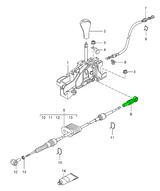 Endstück Schaltgestängeseil, Tiptronic | Porsche Boxster / Cayman 986 / 987 / 996 / 997 | Porsche Originalteil – Bild 4