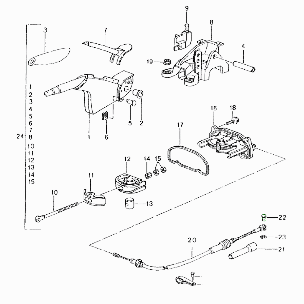 Handbrake Pin – Porsche Boxster/Cayman