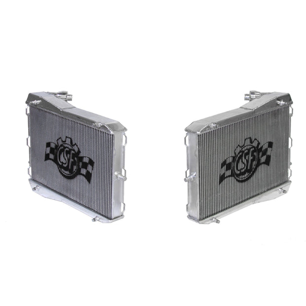 Aluminium-Kühler für Kühlwasser, 2er-Set. Passend für Porsche 996 / Boxster 986 / GT3