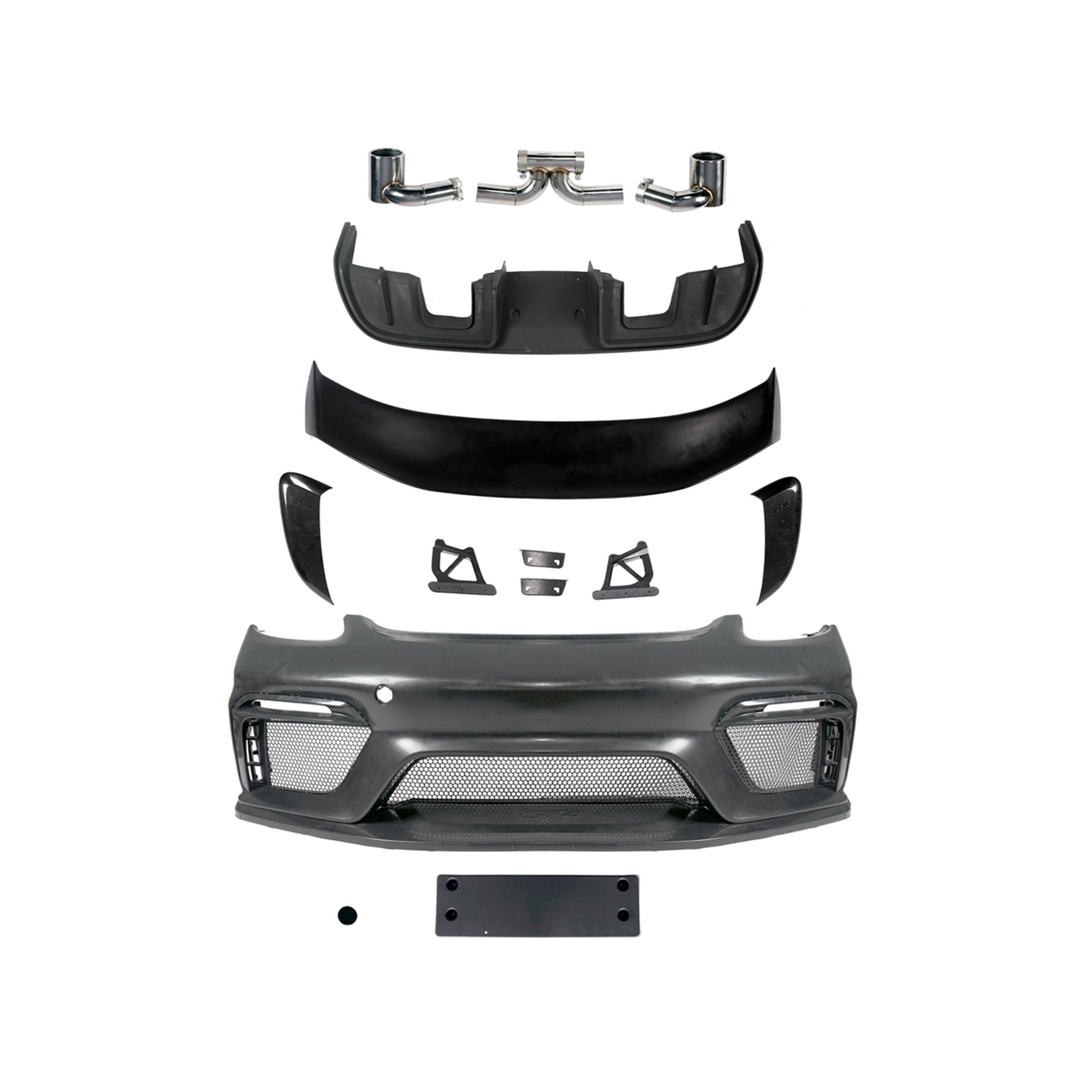 718 GT4 Look Conversion Kit WITHOUT Headlight Cleaning System – Nordlicht