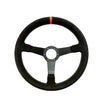 Lenkrad Eau Rouge Track Suede mit orangefarbenem Blinker 350 mm | Porsche 968 | OEM / Erstausrüsterqualität