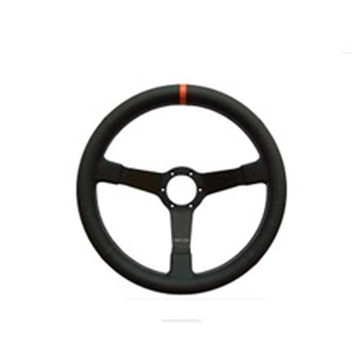 Lenkrad Eau Rouge Air Cooled Leder mit orangen Blinkern 350mm. Porsche 911 / 964 / 993 / 924 / 944 / 968 / 928