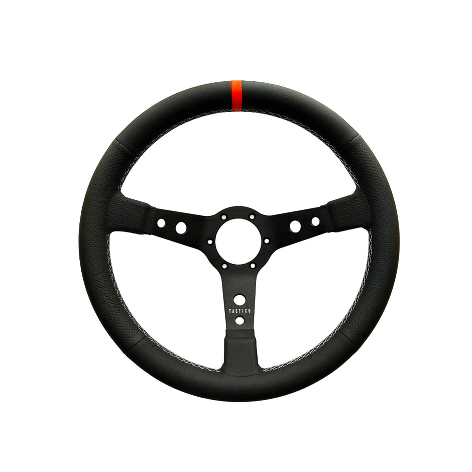 Lenkrad Eau Rouge Sport Air Cooled Leder mit orangen Blinkern 350mm | Porsche 968 | OEM / Erstausrüsterqualität