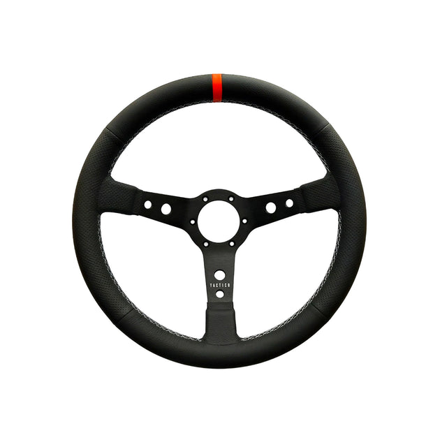 Lenkrad Eau Rouge Sport Air Cooled Leder mit orangen Blinkern 350mm | Porsche 968 | OEM / Erstausrüsterqualität