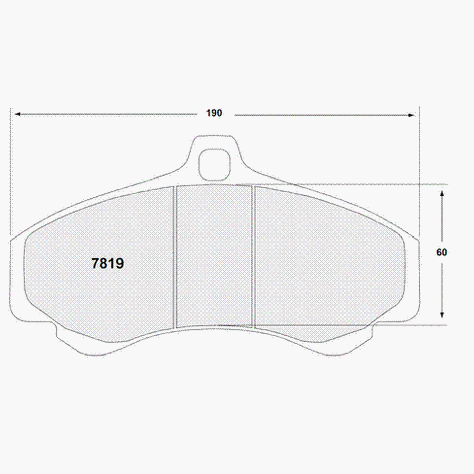 PFC Track & Race Bremsbeläge vorne Porsche 996 GT3, 996 GT2, 997TT, 997 GT3