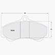 PFC Track & Race Front Brake Pads Porsche 996 GT3, 996 GT2, 997TT, 997 GT3