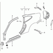 Rear quarter to bumper film. Porsche 996 1998-05 (Porsche Original)