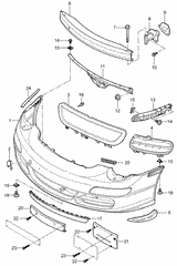 Dichtung Verstärkungsrohr, vorne | Porsche 997 / 991 / Boxster / Cayman 987 | Porsche Originalteil – Bild 2
