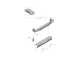 Heat insulation bracket, rear bumper carrier | Porsche 991 Turbo / Turbo S | Genuine Porsche Part – image 2