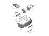 Rear view camera retaining arm | Porsche 991.1 / Boxster 981 | Genuine Porsche Part – image 3
