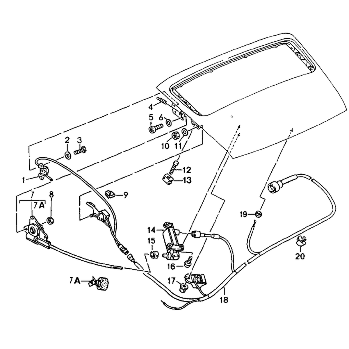 Rear Spoiler Microswitch | Porsche 964 / 993 | Genuine Porsche