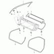Door seal. Porsche 996 Coupé (Porsche Original)