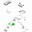 Porsche Genuine Part – Exterior Mirror Housing. Porsche 991.1 / 991.2 / 981 Boxster Spyder / 981 Cayman GT4