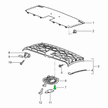 Convertible top latch cap head screw. Porsche 996 / 997.1 / 997.2 (Genuine Porsche)