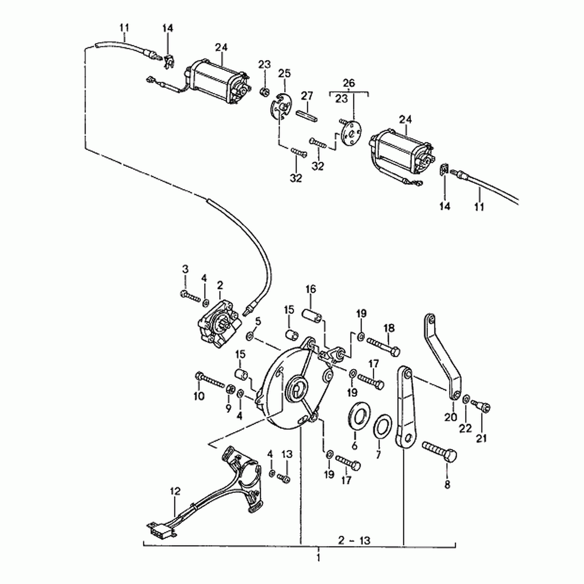 Microswitch for convertible top with plate | Porsche 944 / 964 / 968 / 993 | Porsche Original