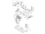 Foam lid for pollen filter housing, LHD | Porsche 997 / Boxster / Cayman 987 | Genuine Porsche Part – image 2