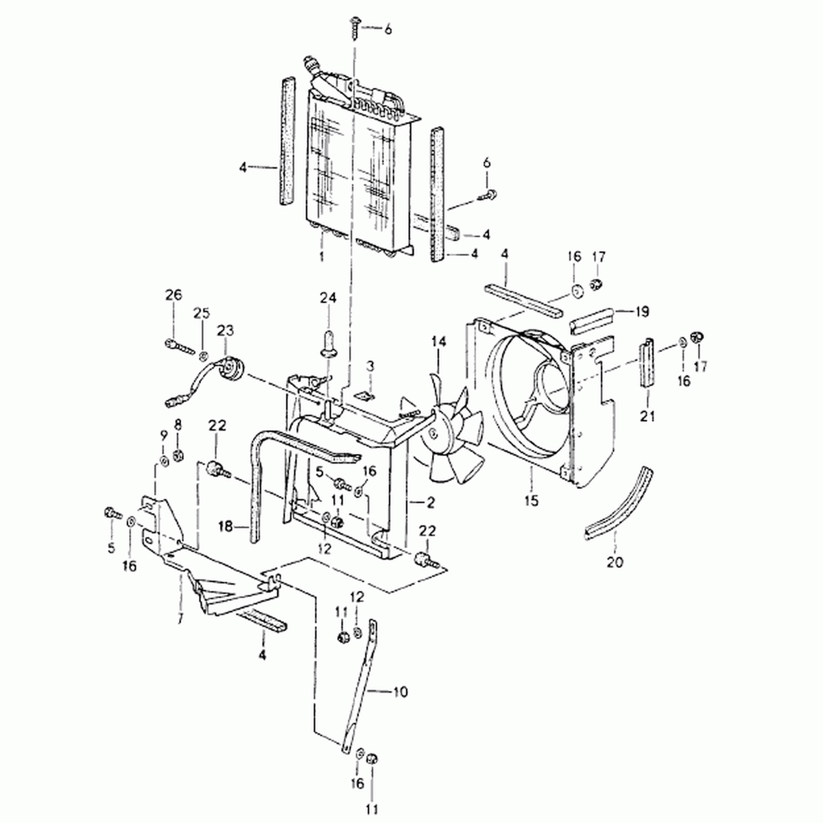 Porsche Original Kondensatorhalterung 964 993