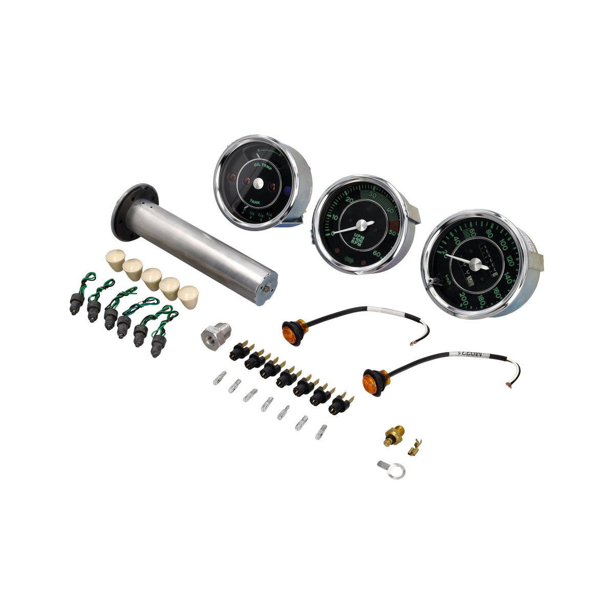Armaturenbrett-Anzeigen-Replik-Set – Porsche 356 12V-Modelle