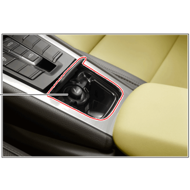 Nachrüstsatz Raucherpaket – Porsche Originalteil – Porsche 718 Boxster / Cayman