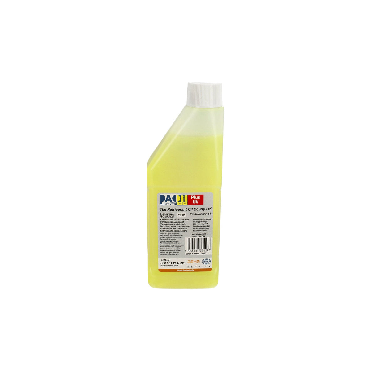 Klimakompressoröl 250ml - PL68 - Mit UV-Technologie. Porsche 987 / 997 / 970 / 971 / 981 / 991 / 918 / 95B / 718 / 992