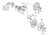 Split pin for drive flange hub nut | Porsche 356 / 924 / 944 | Genuine Porsche Part – image 2