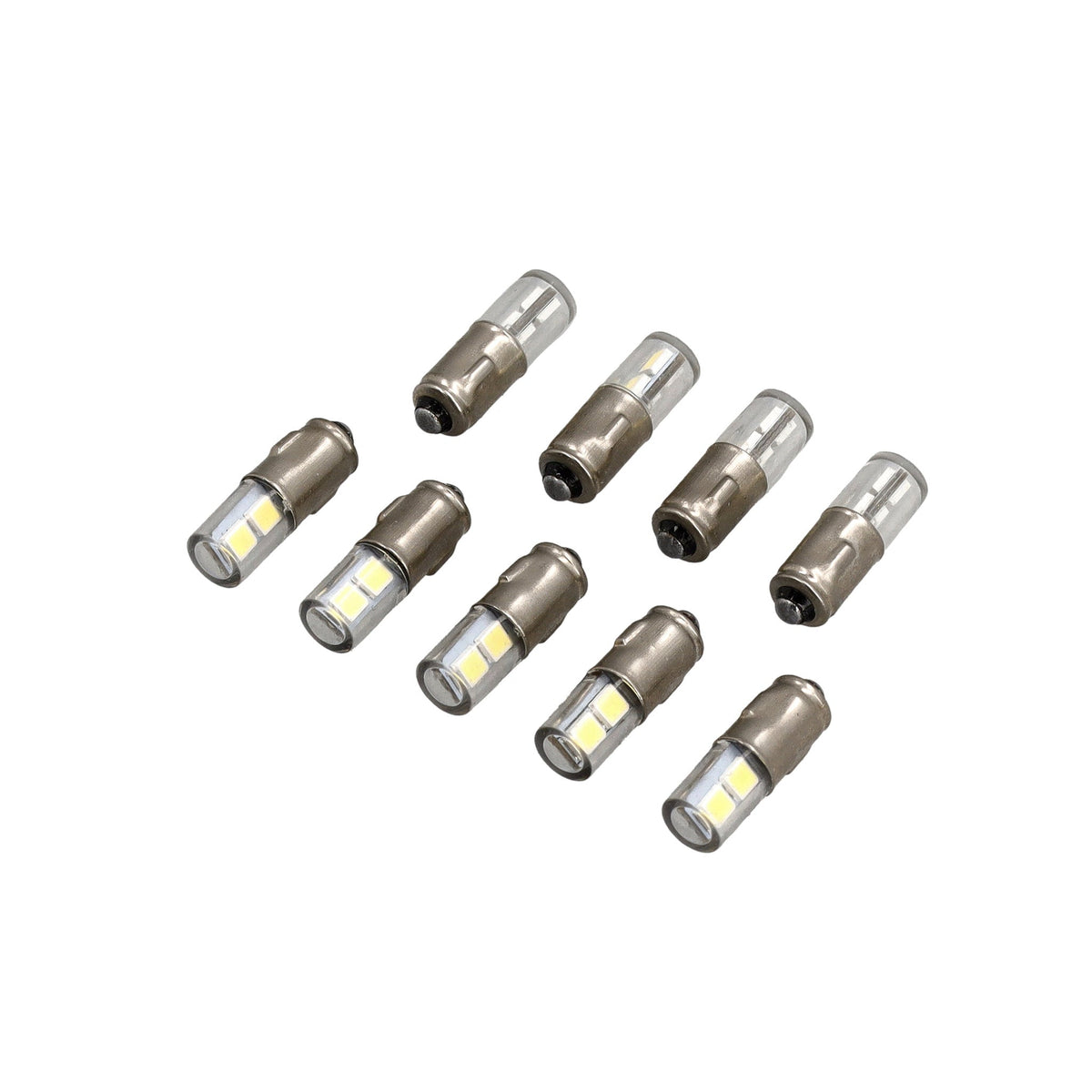 LED-Lampen für Armaturenbrett, 9er-Set BA7S Vintage White