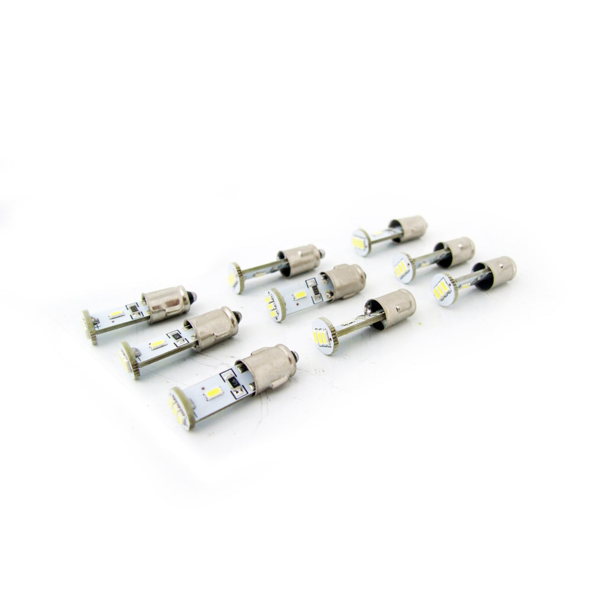 LED Bulbs Dashboard 9-piece Set BA7S Vintage White | OEM
