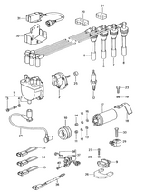Ignition switch unit, 6-pin | Porsche 928 / 944 / 964 | Hella – image 4