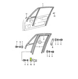Stützhalterung für Türglasrahmenhalter | Porsche 911 (1965–1989) / 964 | Porsche Originalteil – Bild 3