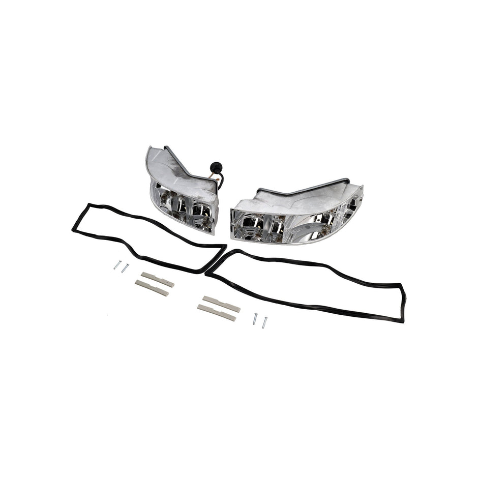 Taillight Set (metal housing, chrome reflector, set of 2) | Porsche 911 (1968-83)