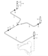 Headlight washer jet nozzle head, left / right | Porsche 997 / Boxster / Cayman 987 | Genuine Porsche Part – image 3