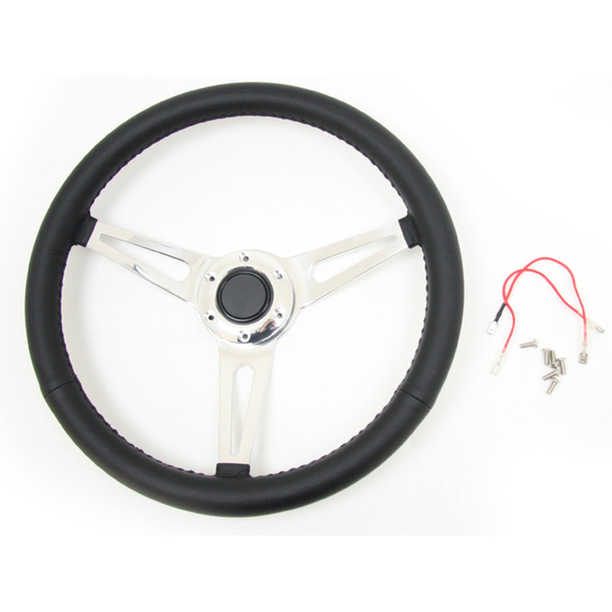 Steering Wheel Classic 3-Spoke Chrome