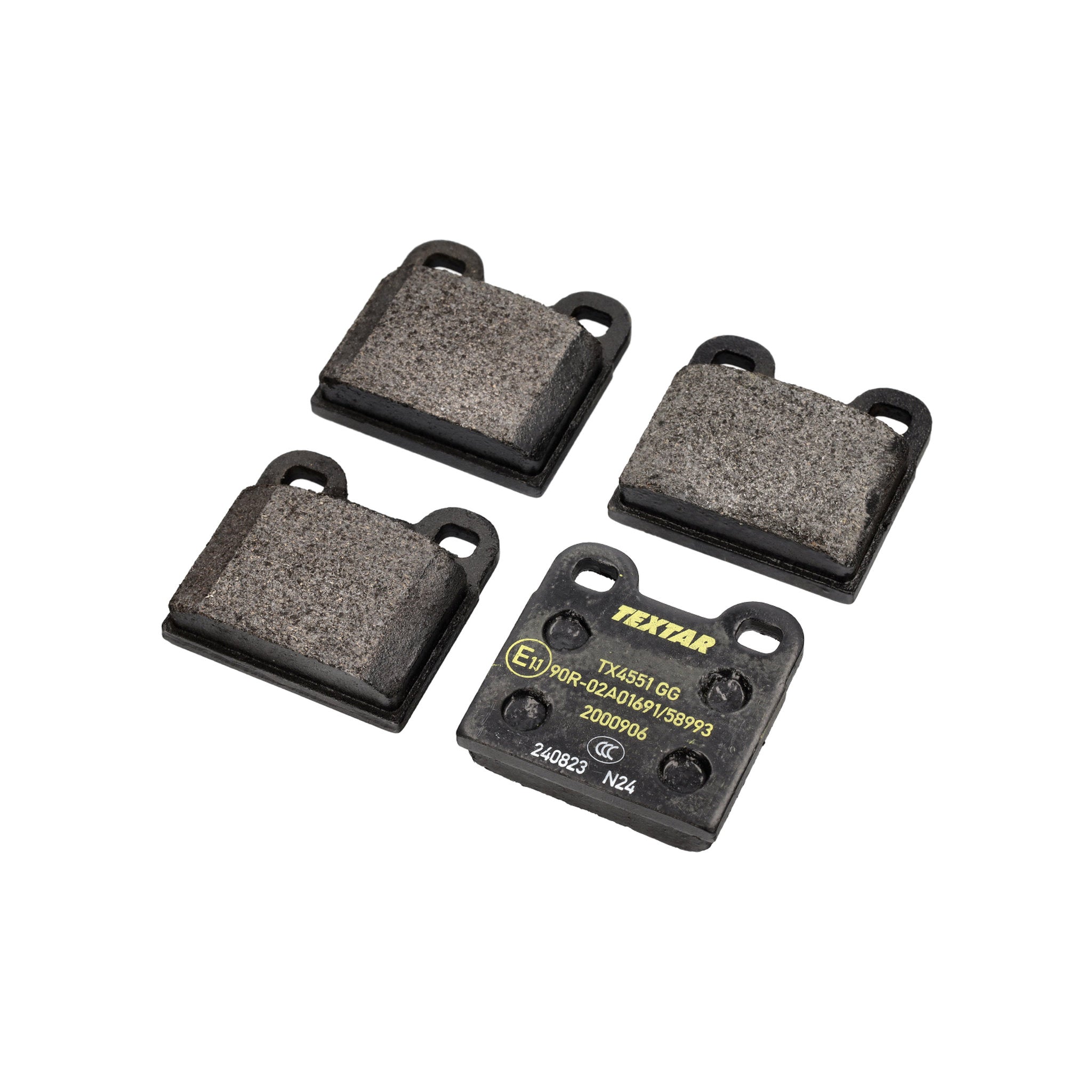 Brake pads, rear – Porsche 356C / 911 1965-68