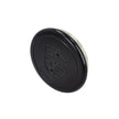 Porsche Original Wheel Cap Fuchsfelge, Black with Embossed Crest