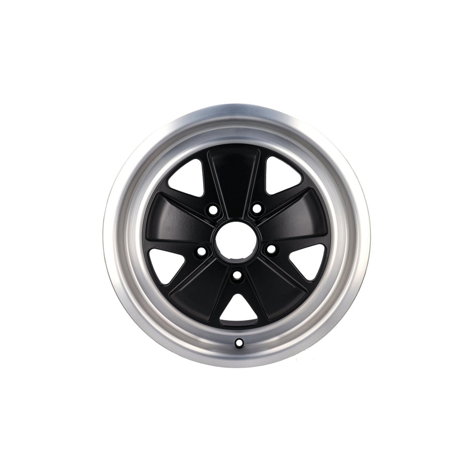 16" Fuchs Style Alufelge 6.0J ET36 Schwarz 5x130
