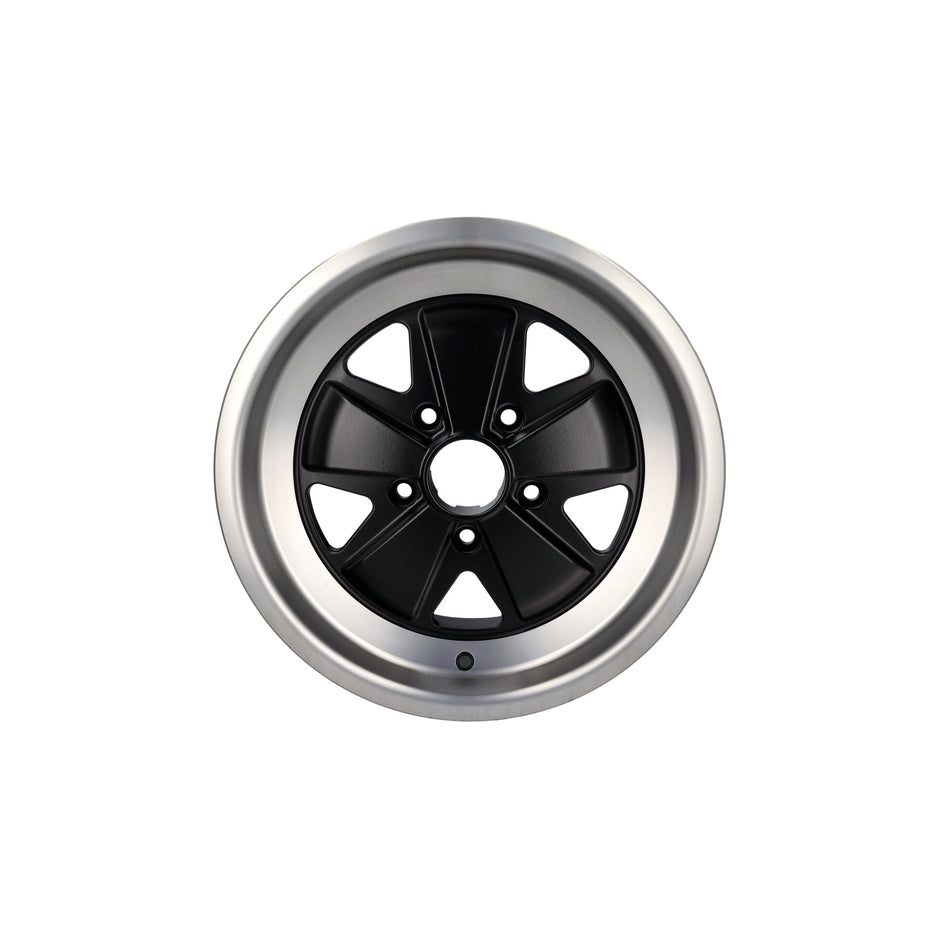 16" Fuchs Style Alufelge 7.0J ET23 Schwarz 5x130